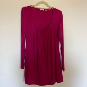 DKNYC Knit long sleeve top flared bottom